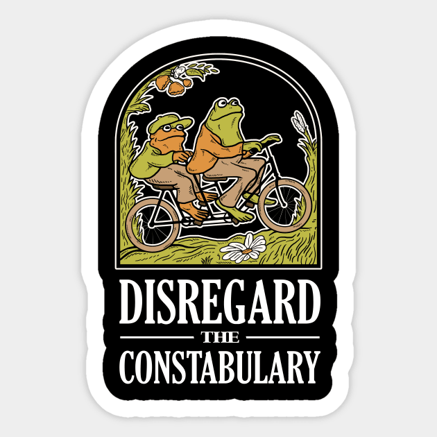 Disregard The Constabulary Sticker by dumbshirts